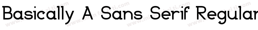 Basically A Sans Serif Regular字体转换